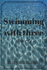 Buzymum - Swimming with three!