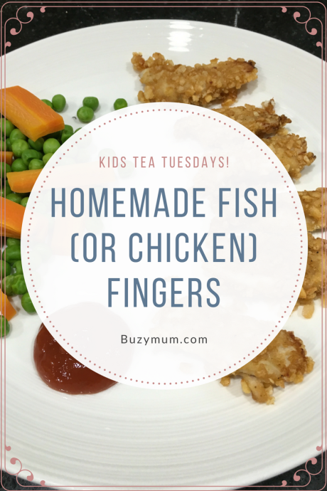 Buzymum - This homemade fish finger recipe is quick and easy and great for the kids to help prepare too! Substitute the fish for chicken to make chicken nuggets!