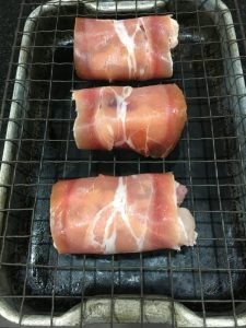 Buzymum - Chicken filled with garlic and herb butter, wrapped in Serrano ham