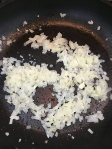 Buzymum - Fry the onion and garlic until translucent