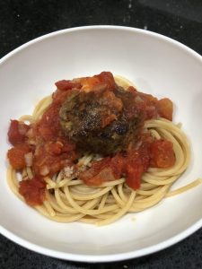 Buzymum - Spaghetti with Mozzarella Meatballs