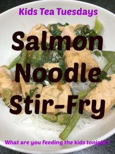 Buzymum - Salmon noodle stir-fry