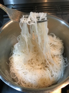 Buzymum - Rice noodles tossed in toasted sesame oil