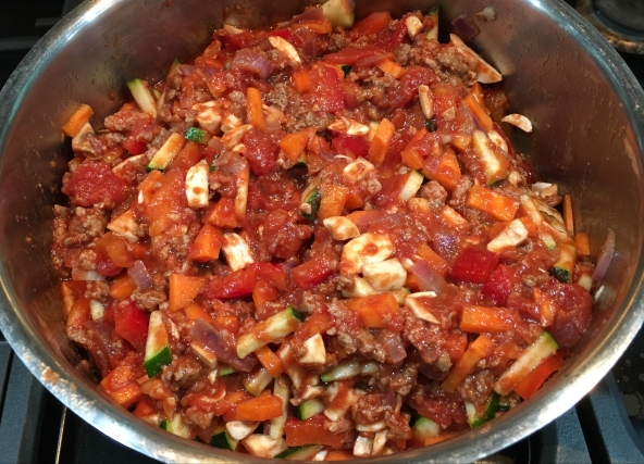 Buzymum - All veg added to the chilli